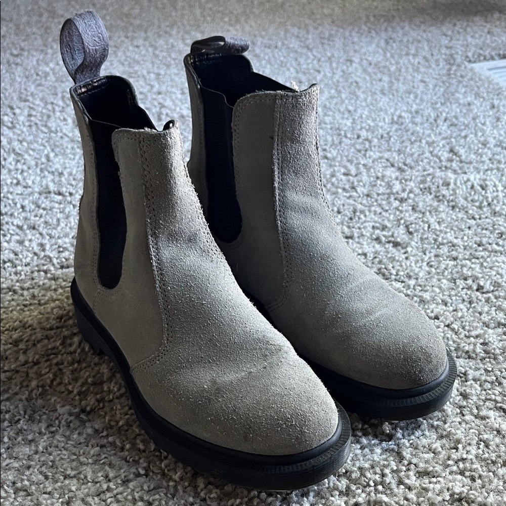 Dr. Martens Gray Ankle Boots